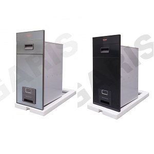 Thùng gạo Inox304 mặt kính viền nhựa ABS GARIS MRM830 MRB830